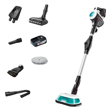 Bosch Unlimited 7 2-in-1 Vacuum and Mop BCS71HYGGB, White, Auto Mode