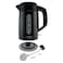 Bosch Electric Kettle TWK3P423GB, 3000 W, 1.7 L, Black, Stainless Steel, Scale Filter