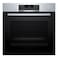 Bosch Series 4 Built in Oven HRG532ES3M, 71 L, Electric, Stainless Steel