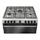 Bosch Series 2 Gas Cooker HGV1E8Y50M, 125 L, Stainless Steel, Silver, 5 Burners