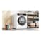 Bosch Series 8 Front Load Washer and Dryer WNC254A0GC, 10/6 kg, EcoSilence Drive, 1400 rpm, Stainless Steel, White