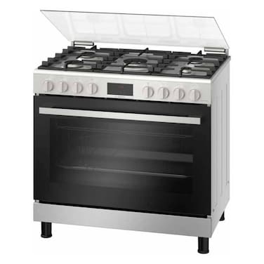 Bosch Gas Cooker HGP3ISW50M, Silver, 5 Burners