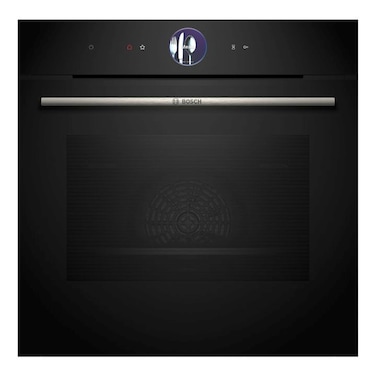 Bosch Series 8 Built in Oven HBG776NB1M, 71 L, Electric, Black