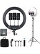 RL14 Ring Light Tripod LED Soft Ring Light with Remote Control