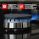 Daewoo Table Top Gas Hob, 60cm, 4 Gas Burners, Cast Iron, Stainless Steel, Made in Turkiye, DGH-S664SS, 1Y Warranty