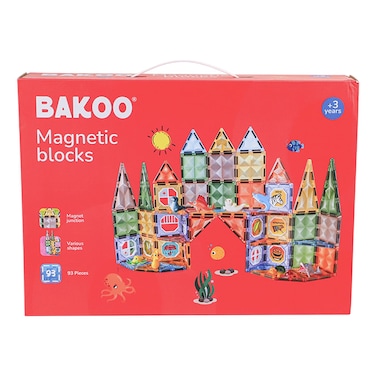 Bakoo Magnetic Blocks, 93 PCS
