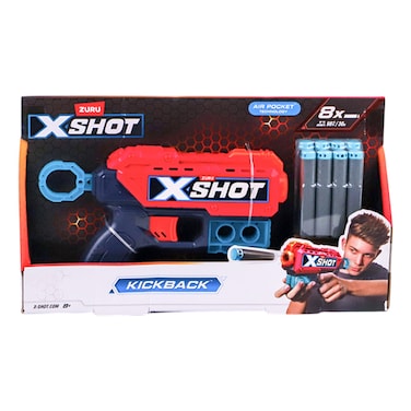زورو إكس-شوت إكسل كيك باك مسدس مع 8 سهام