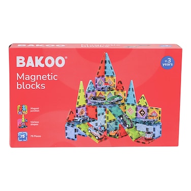 Bakoo Magnetic Blocks, 75 PCS