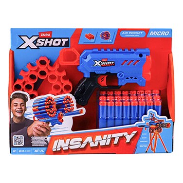 Zuru X-shot Insanity Micro Blaster with 24 Darts