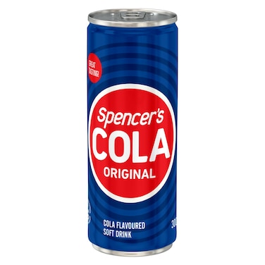 Spencer's Cola Original Flavoured Soft Drink Can, 300ml