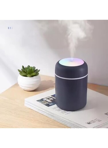 SS SHAKIL for Mini Air Humidifier, Portable Humidifier Car Aroma Diffuser Electric Essential Oil Diffuser Cup and Quiet Setting for Travel, Home, Office, and Bedroom (Grey)