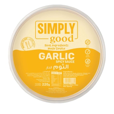 Simply Good Garlic Sauce Spicy 220g