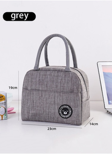 Portable waterproof thick lunch bag suitable for men and women, adult office portable bento bag