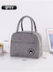 Portable waterproof thick lunch bag suitable for men and women, adult office portable bento bag