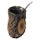 Wooden Cup with Straw