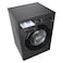 LG Front Load Washer LVF0800PBPC, 8 kg, Inverter Direct Drive, Stainless Steel, Black