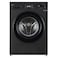 LG Front Load Washer LVF0800PBPC, 8 kg, Inverter Direct Drive, Stainless Steel, Black