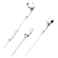 Cellairis Rush C2 Wired In-Ear Earphones, White