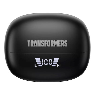Transformers TF-T28 Pro Truly Wireless Bluetooth In-Ear Earbuds with Charging Case, Grey