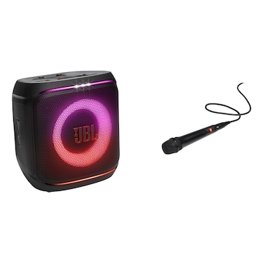 JBL PartyBox Encore Essential 2 Portable Bluetooth Speaker with Mic, Up to 15 Hours of Play Time, Black