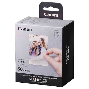 Canon XC-60L Color Ink Paper Pack, 60 Sheets
