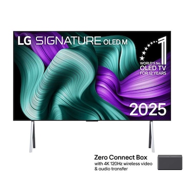 LG 97 inch World&rsquo;s first True Wireless TV OLED evo M5 4K 120Hz Smart TV AI Magic Remote Dolby Vision webOS25 2025 &ndash; OLED97M56LA