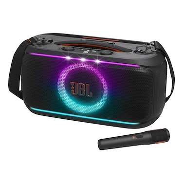 JBL PartyBox On The GO 2 Portable Bluetooth Speaker, 6 Hours of Playtime, Black