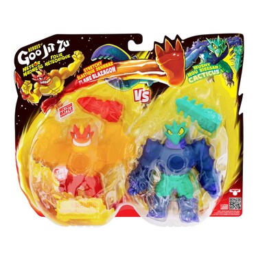 Heroes of Goo Jit Zu Meteor Madness Blazagon Versus Cacticus