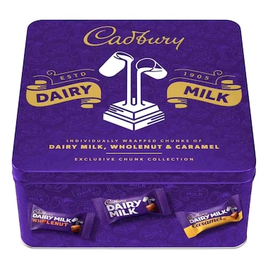 Cadbury Dairy Milk Chunk Collection Tin, 360g