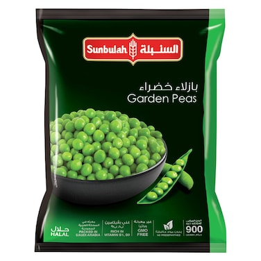 Sunbulah Garden Green Peas, 900g