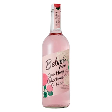 Belvoir Farm Elderflower and Rose Sparkling Drink, 750ml