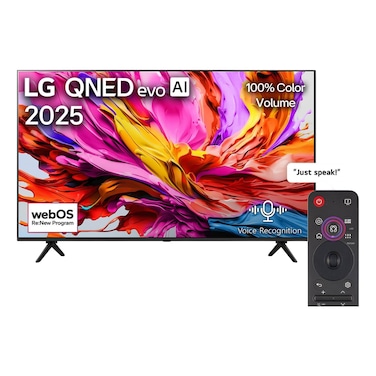 LG 85-Inch 4K Ultra HD, Smart QNED evo AI TV, 85QNED91A6A, Black
