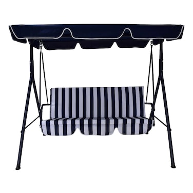 أرجوحة بثلاثة مقاعد من الفولاذ، 172×112×152 سم