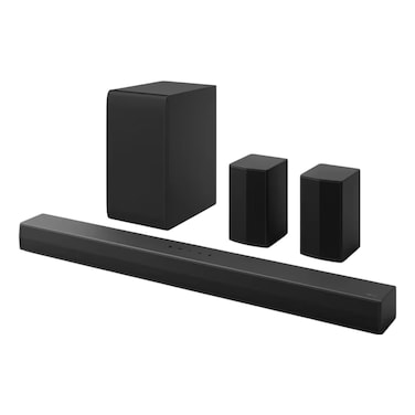 LG S55TR, 5.1 Channel Cinema Bluetooth Soundbar with Subwoofer and Remote, Black