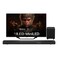 Hisense 55-Inch 4K Ultra HD, Smart Mini LED TV, 55U7N, Black + Hisense HS2100, 2.1 Channel Cinema Bluetooth Soundbar with Subwoofer and Remote, Black