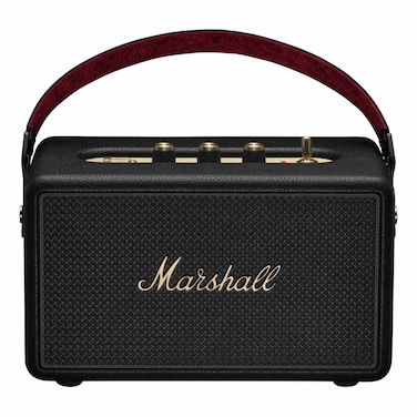 Marshall Kilburn III Portable Bluetooth Speaker, Dust and Water Resistant, Black and Brass