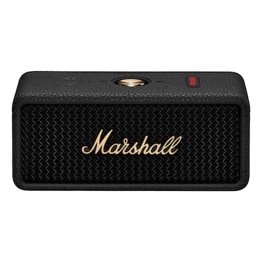 Marshall Emberton III Portable Bluetooth Speaker, Dust and Waterproof, Black and Brass