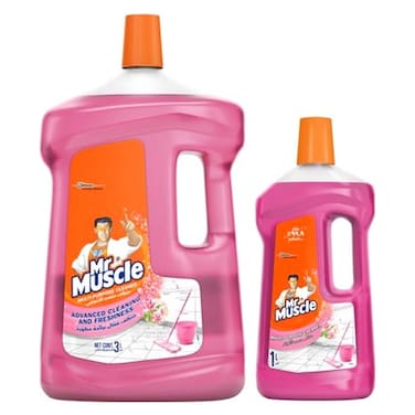 Mr Muscle Multipurpose Cleaner, Floral, 3L+1L