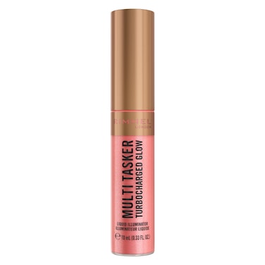 Rimmel London Multi Tasker Turbocharged Glow Liquid Illuminator, 002 Rosy Rebel