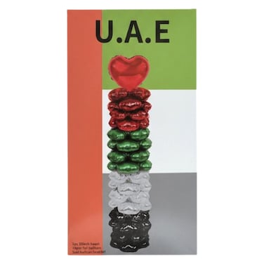 مجموعة أعمدة البالونات الإمارات العربية المتحدة، 17 قطعة
