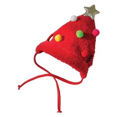 ديلايت قبعة عيد الميلاد للحيوان الأليف، أحمر