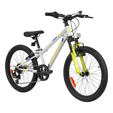 Spartan Spitfire Mountain Bike, White, 6-9 Years, 20 inch