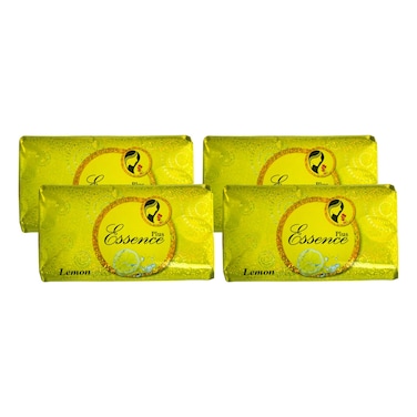Essence Plus Body Soap Bar, Lemon, 120g Pack of 4