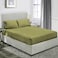 MUSA&Acirc;&reg; Deep Pockets Fitted Sheet - 100% Cotton Luxury Bedding Set in Sage Green (160 x 200cm)
