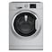 Ariston Front Load Washer and Dryer NDB9648, 9/6 kg, Child Lock, 1400 rpm, Stainless Steel, Silver