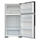 Hitachi Top Mount Freezer Refrigerator RV990PUK1K, Midnight Shine, 990 L, 2 Doors