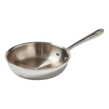 مقلاة T-Fal Pro Tri-Ply المصنوعة من الفولاذ المقاوم للصدأ، مقاس 20 سم، فضية اللون.