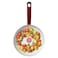 T-fal Simply Cook Ceramic Non-Stick Cookware, 2 Piece Frypan Set, 20 cm and 27cm, Raspberry Compote