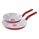 T-fal Simply Cook Ceramic Non-Stick Cookware, 2 Piece Frypan Set, 20 cm and 27cm, Raspberry Compote