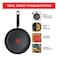 T-Fal Simply, Frypan, Non-Stick, Red, 24cm